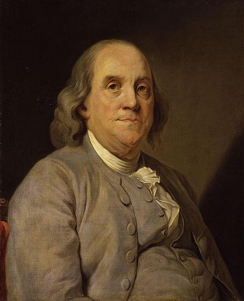 Joseph-Siffred  Duplessis Benjamin Franklin oil painting image